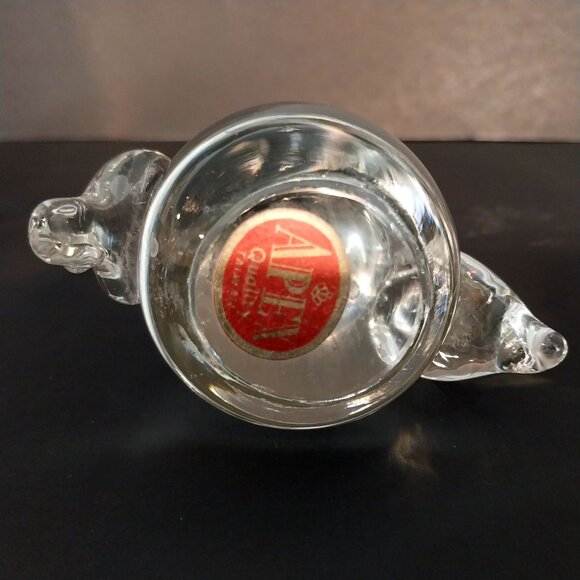 Penguin Glass Figurine Paperweight Vintage Lot of 3 Blue Clear - Picture 6 of 7